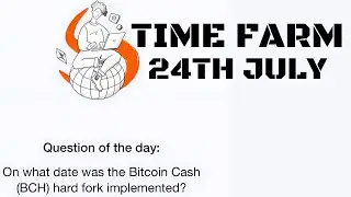 24th July Time Farm Oracle Of Time Answer #timefarm #oracleoftimeanswer