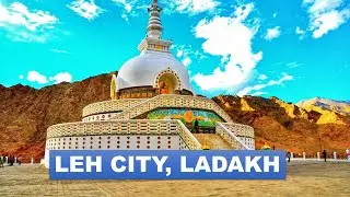 Day 8 | Leh City - Shanti Stupa - Rancho School | Ahmedabad To Ladakh Road Trip