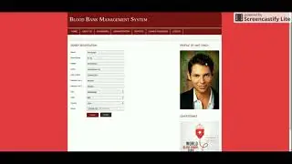 PHP and MySQL Project on Blood Bank Management System