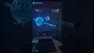100cm 3D hologram fan support HDMI input Splicing display solution
