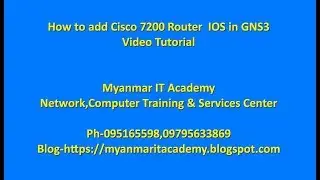 How to add Cisco 7200 Router  IOS in GNS3