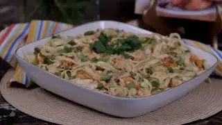 Here's how to make healthy crawfish fettuccine