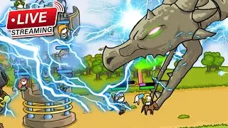 Bone Dragon with Lightning Setup | Grow Castle