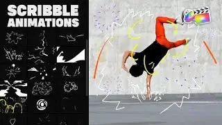 Top Apple Motion Projects: Abstract Scribble Animations