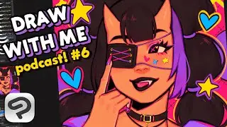 ♡ My Experience with Art School Pt. 2 🎙️ draw with me: podcast edition #6