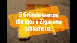 5 Gründe Warum die iqos e Zigarette ein fail ist.
