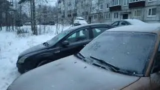 Audi A6 C4 2.5TDI cold start -16c°