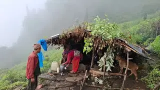 Nepali Mountain Village Life | very Peaceful And Relaxing Mountain Village Life | Live With Nature