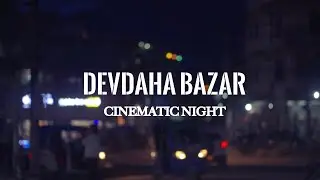 Sony a7Siii Low Light Scene 4K | Shot on SLOG3 and graded ! Night Market in Suburb of Nepal 2023