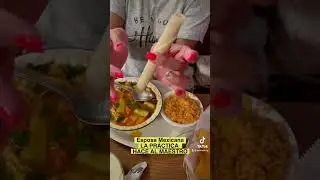 Mexicana enseña a su Esposo Gringo a enrollar una tortilla bien pegadita😜
