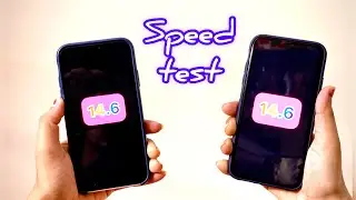 Speed test iPhone 11 vs iPhone XR running ios 14.6-UBR