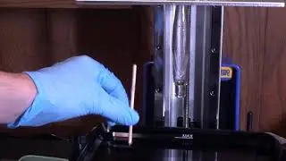 Draining resin from a cylindrical print