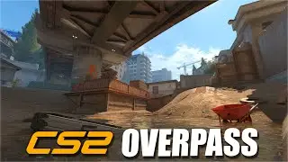 CS2 Overpass - First Look & Walkthrough [ASMR - NO TALKING]