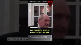 Wykład PIS Macierewicz - jak kłamac skutecznnie
