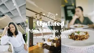 Vlog: Update dos últimos dias + ensaio fotográfico ✨🤍