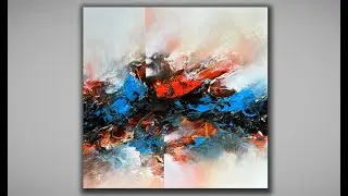 Abstract Painting Techniques / Simple Blending / Canvas Painting / Abstract Painting 531