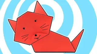 How to Make Paper Cat🐱  (✔ Easy Origami for Kids)