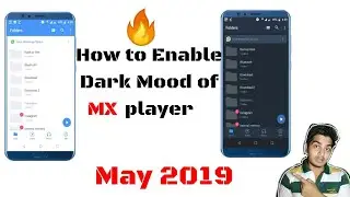 How to enable dark mood of mx player|