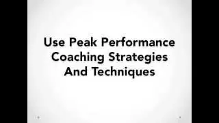 Productivity, Performance and Profitability