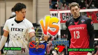 Super SPIKE di Liga Jepang | Dmitriy Muserskiy VS Yuji Nishida