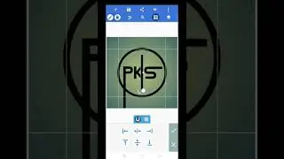 @Kote_tech  pks logo design in pixel lab/professional logo #shorts #reels #new #video #viral