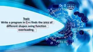 Write a Program in C++ finds the area of different shapes using function overloading