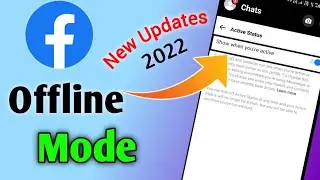 Facebook Offline Mode | Facebook Par Online Hote Hue Bhi Offline Kaise Dikhe | learn with Subho