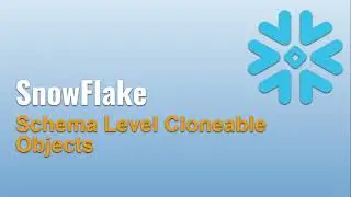 26 ❄️ Schema-Level Cloneable Objects in Snowflake: A Complete Guide