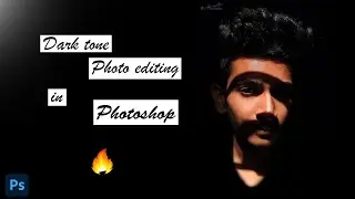 Dark Tone Photo editing tutorial in photoshop - Hindi explained- The abhi creation