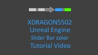 Unreal Engine 4 16 How to change the color or the slider bar