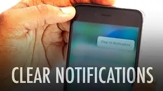 How to clear all Notifications on iOS