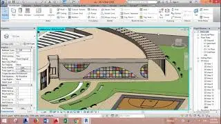 Create a multicolored glass in Revit