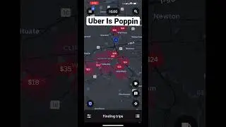 Uber Surge on Monday Morning #uberdriver #uber #rideshare