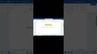 insert Bold line in word #computer #shorts