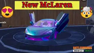 😍 New McLaren Car in Pubg Mobile | Battleground Mobile India | Coming Soon...