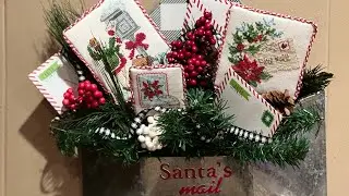 FlossTube 68: Prairie Schooler Santas are done, a new favorite finish & Christmas decorations!