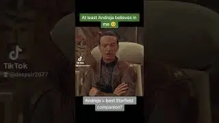 Andreja always believes in me 🥺 Is she the best Starfield companion? #Starfield #gaming #xbox #funny