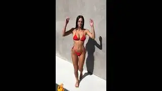 Busty petite Thong bikini try on: Nicole Kopchak boutinela