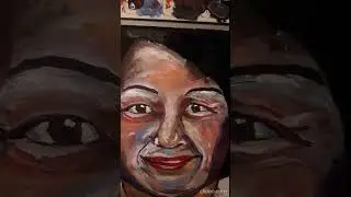 117 Милая женщина #чебурашка #гена#гуашь#краски #beauty #lips #art #cartoonart #painting