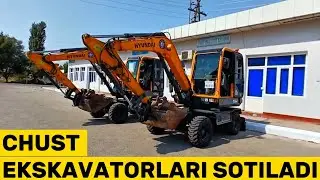 ПУЛ ТОПАР ТАЙЁР ИШЛАБ ТУРГАН ЭКСКАВАТОРЛАР СОТИЛМОҚДА ИДЕАЛ ХОЛАТДА