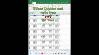 How to Separate Day, Month, and Year from a Date | Excel Tips & Tricks #tricks  #tips