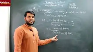 Molarity Molar Concentration Solutions Class 12 Chemistry By Arvind Arora JEE NEET