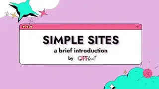 Simple Sites Series: Part One - Introduction