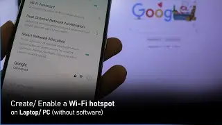 How to create Hotspot on laptop/PC