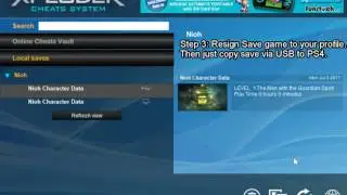 Xploder PS4 Cheats System – how to edit PlayStation 4 game saves