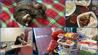 Тихий влог/Простыла🤧/Доставка🛒/Готовлю🍳🍴/Домашний быт/Выходные