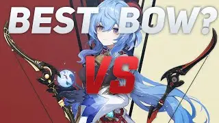 Ganyu Blackcliff Warbow vs Prototype Crescent! Damage Comparison Test | Genshin Impact