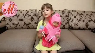 Шьем на Беби Бон шарфик и варежки