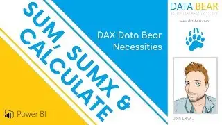 DAX Data Bear Necessities - SUM, SUMX & CALCULATE