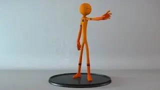 Stickman Character 3D Model